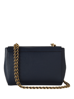 Mulberry Lily Leather Shoulder Bag, Night Sky - view 2, Night Sky