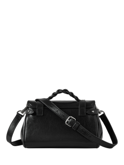 Mulberry Mini Alexa Leather Grab Bag, Black - view 2, Black
