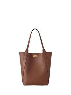 Mulberry Bayswater Leather Tote Bag, Bright Oak, Bright Oak