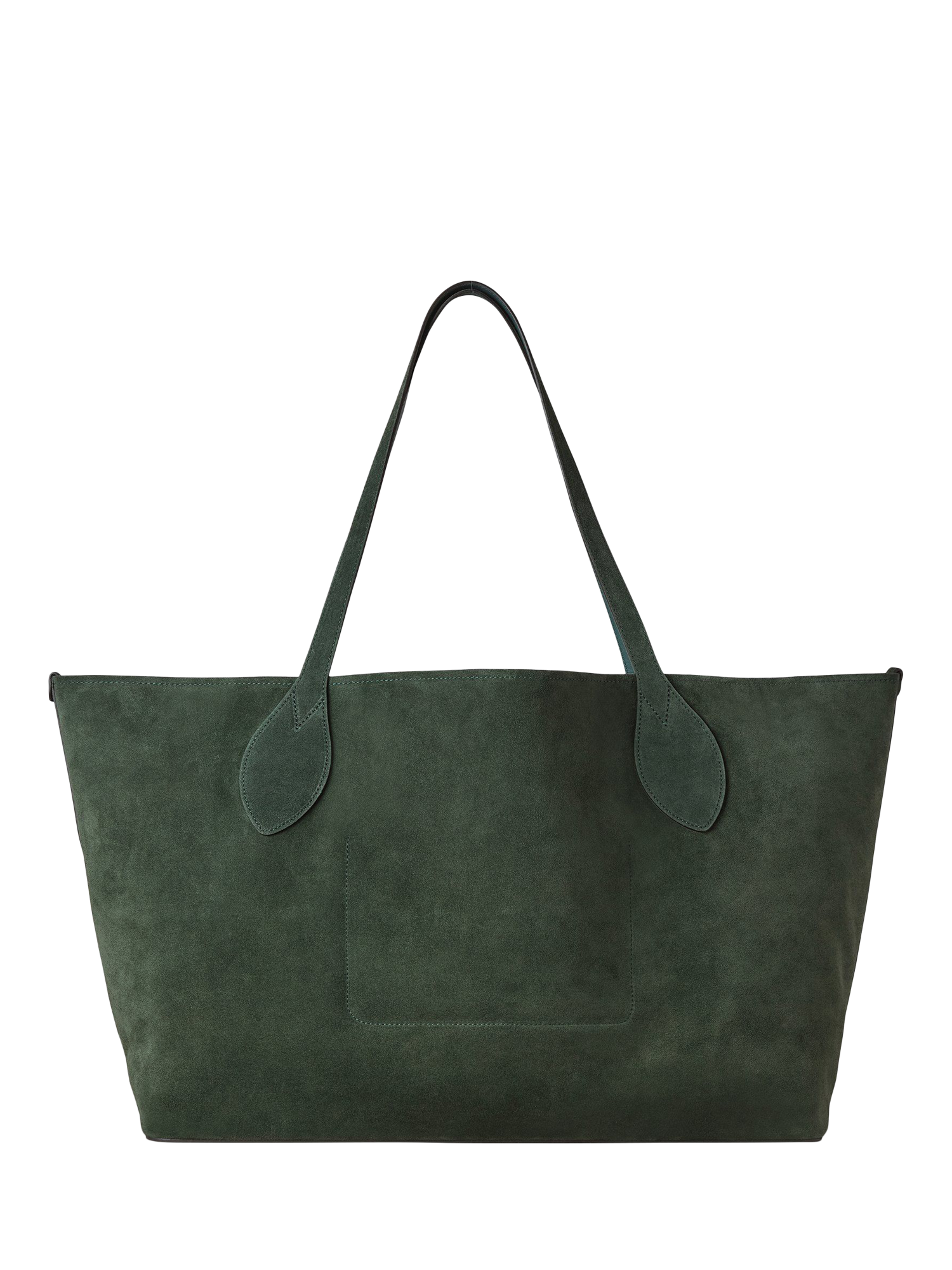 Product image 3 of 6, which shows Mulberry Oversized Suede Tree Tote Bag, Mulberry Green