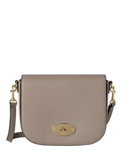 Mulberry Small Darley Classic Grain Leather Satchel, Cashmere Taupe