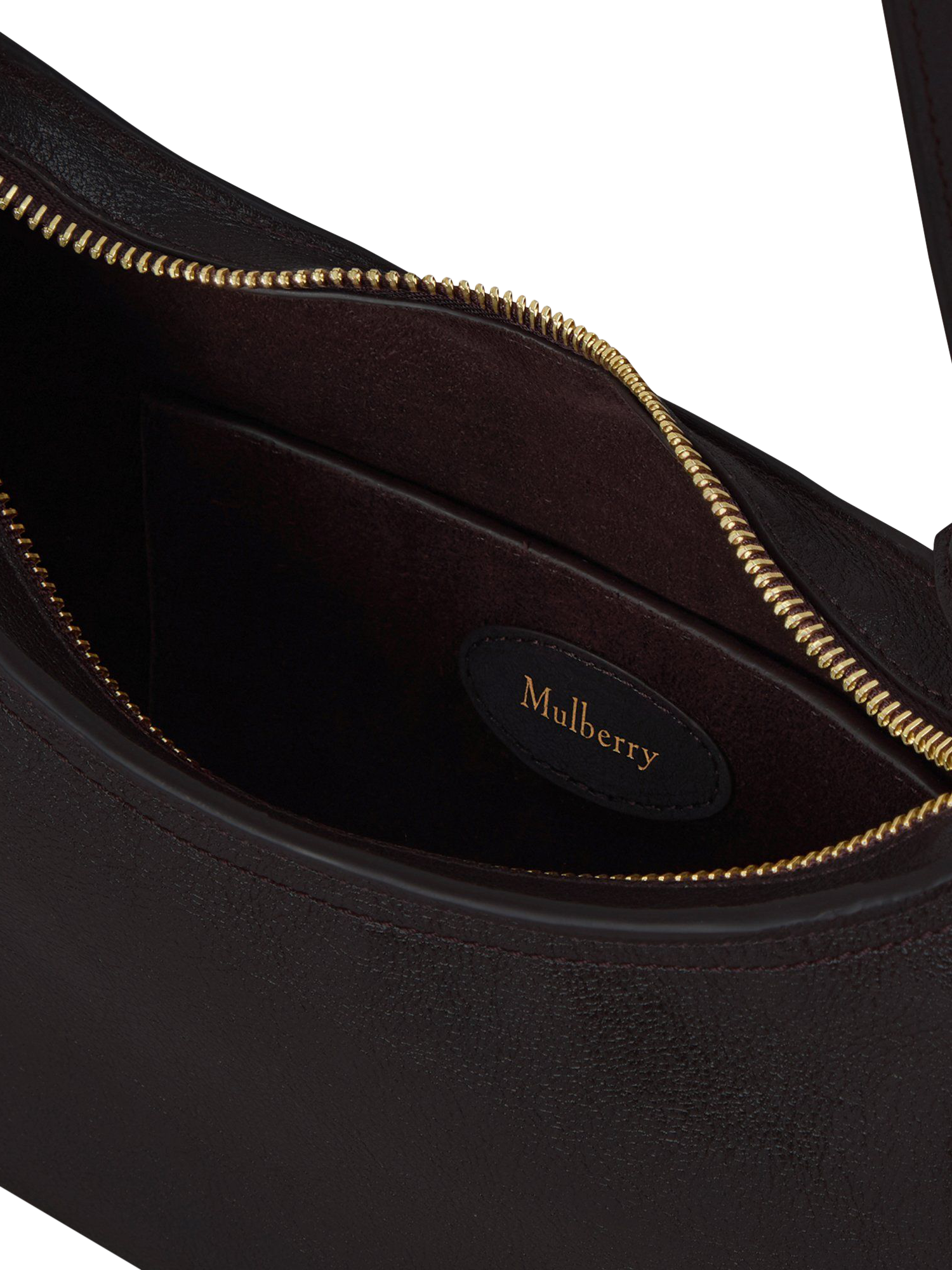 Product image 6 of 6, which shows Mulberry Small Hackney Leather Shoulder Bag, Ebony