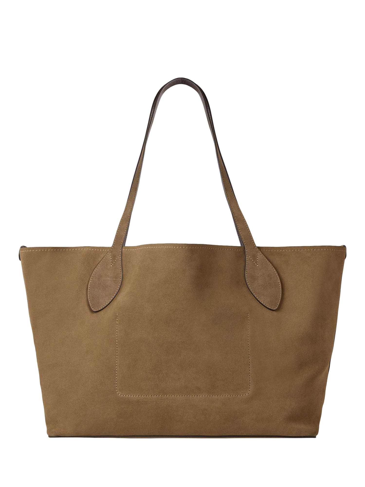 Product image 3 of 6, which shows Mulberry Suede Tree Tote Bag, Salcombe Sand