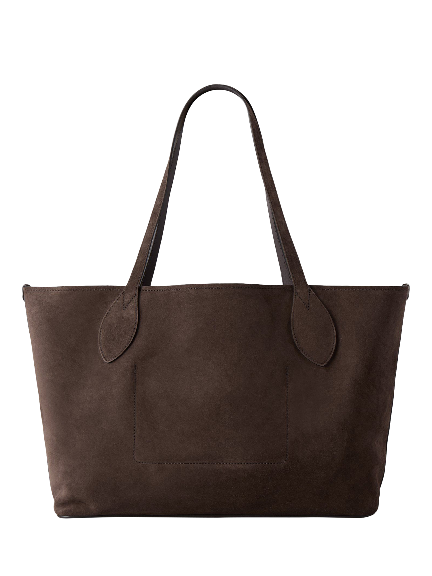 Product image 3 of 6, which shows Mulberry Suede Tree Tote Bag, Chocolate