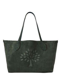 Mulberry Suede Tree Tote Bag, Mulberry Green