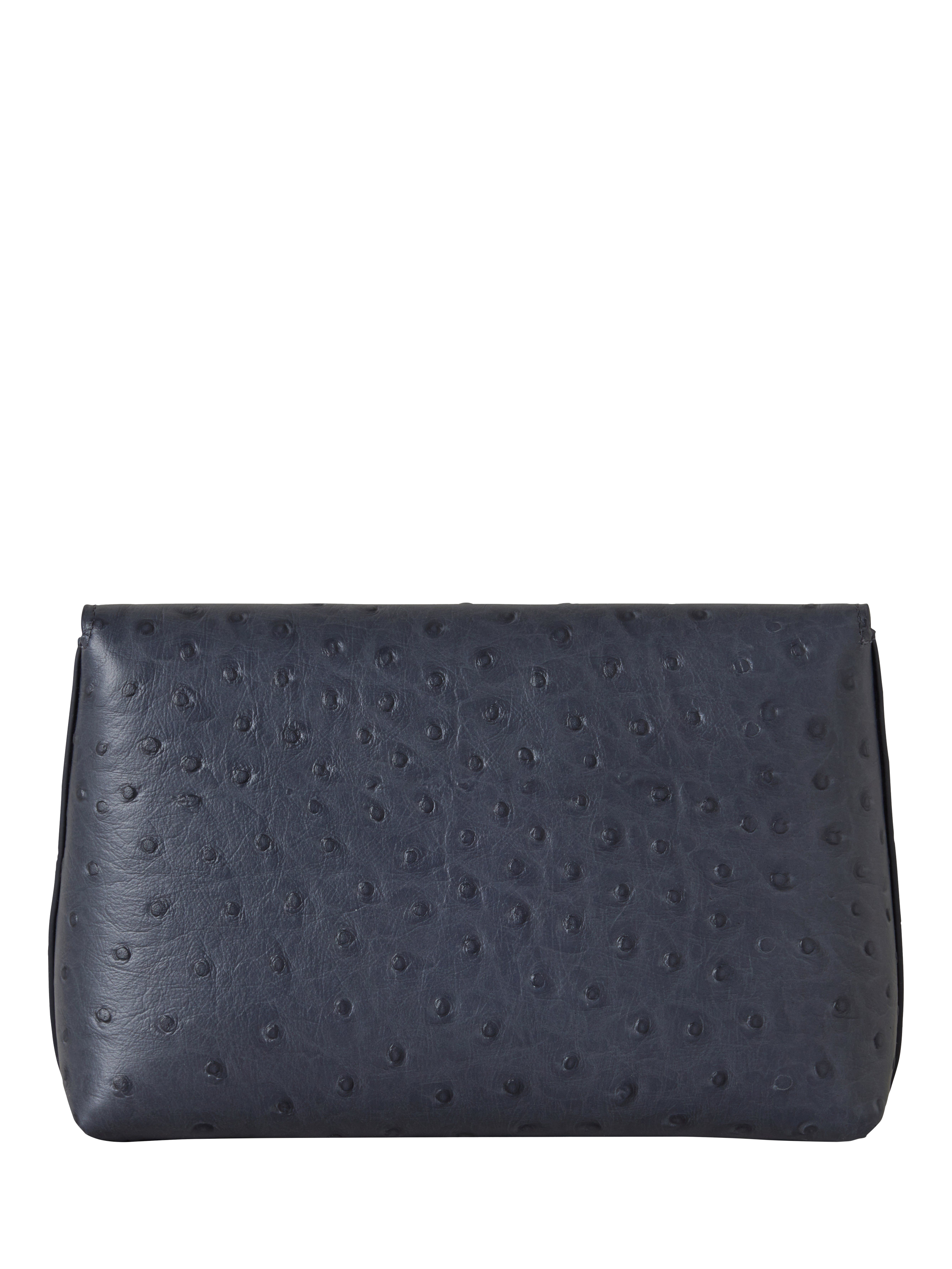 Product image 3 of 4, which shows Mulberry Darley Leather Cosmetic Pouch, Stormy Blue
