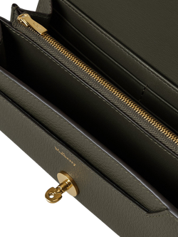 Mulberry Darley Small Classic Grain Leather Wallet - view 2, Juniper Green