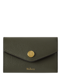 Mulberry Folded Multi-Card Wallet, Juniper Green, Juniper Green