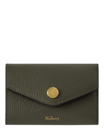 Mulberry Folded Multi-Card Wallet, Juniper Green, Juniper Green