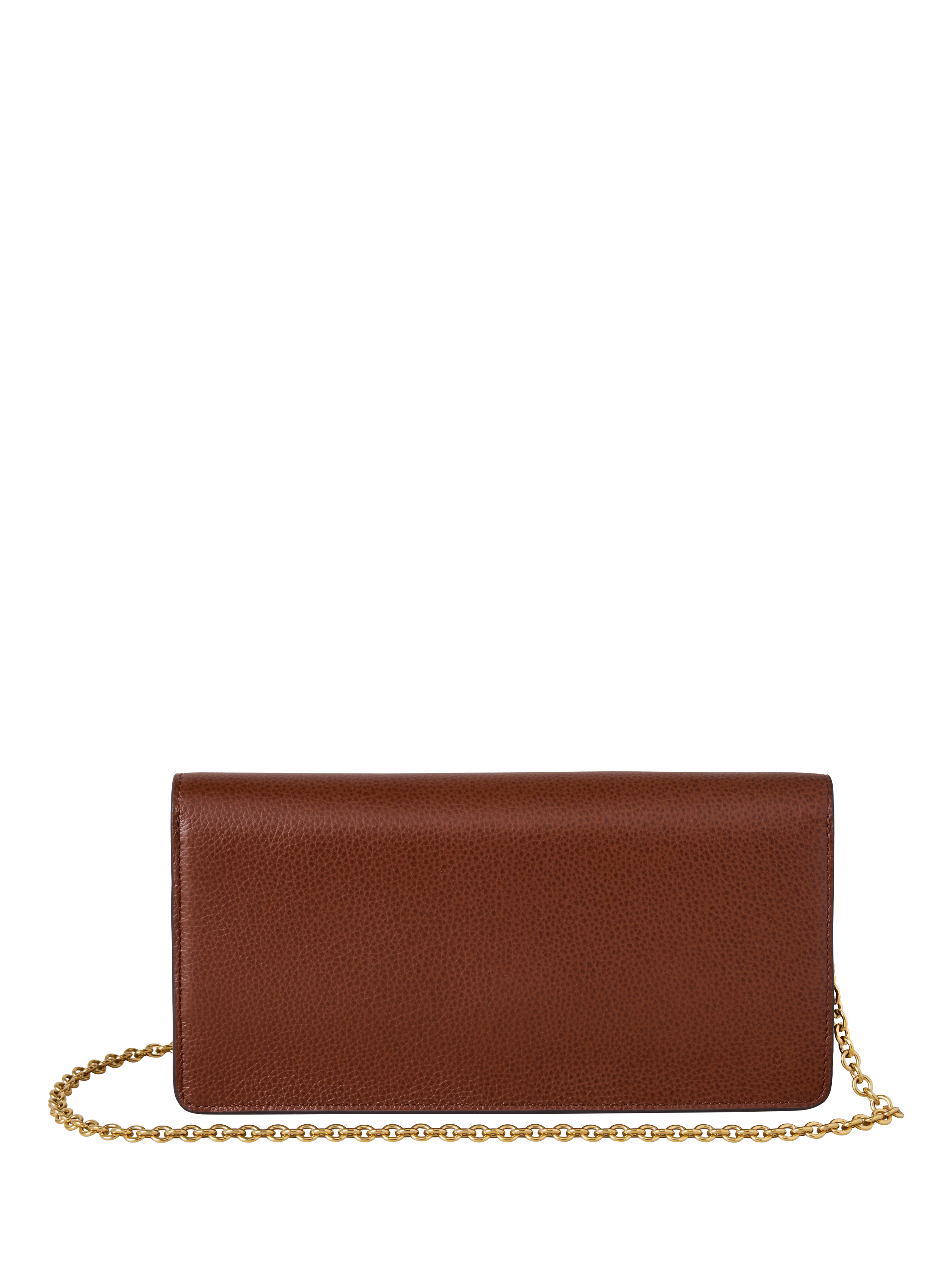 Product image 3 of 6, which shows Mulberry Darley Leather Clutch Bag, Oak