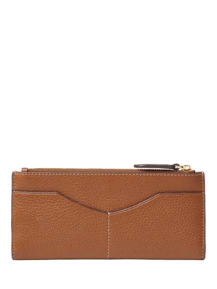 Aspinal of London Hudson Large Leather Purse - view 2, Tan
