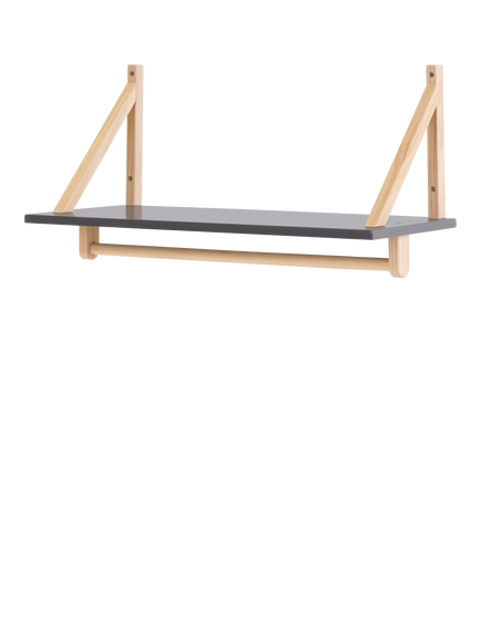 Obaby Maya Nursery Shelf, Slate/Natural, Slate/Natural