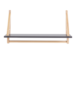 Obaby Maya Nursery Shelf, Slate/Natural - view 2, Slate/Natural