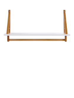 Obaby Maya Nursery Shelf, White/Natural - view 2, White/Natural