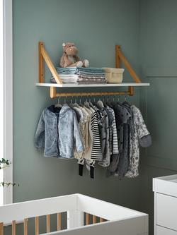 Obaby Maya Nursery Shelf, White/Natural - view 2, White/Natural