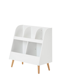 Obaby Maya Nursery Toy Storage, White/Natural, White/Natural