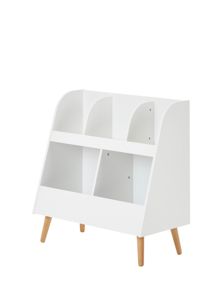 Obaby Maya Nursery Toy Storage, White/Natural, White/Natural
