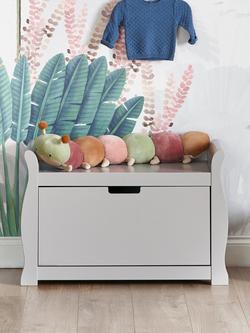 Obaby Stamford Toy Box, Warm Grey - view 2, Warm Grey