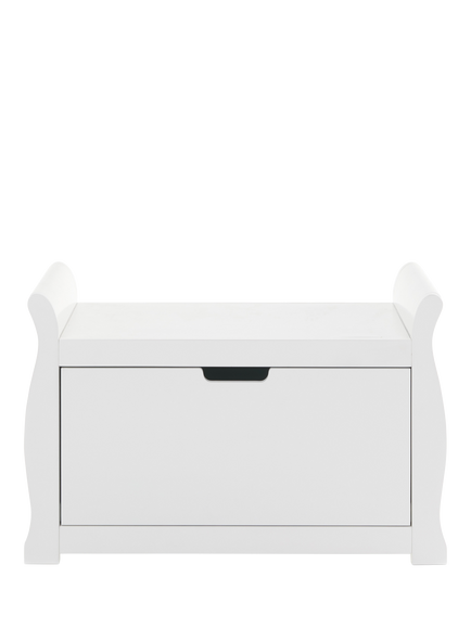 Obaby Stamford Toy Box, White, White