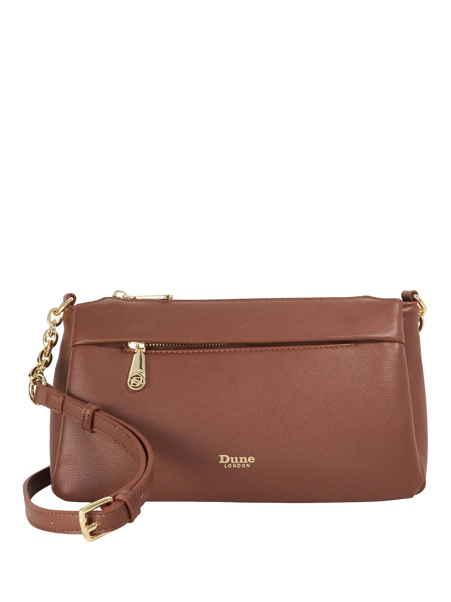 Dune London Drive Shoulder Bag, Brown