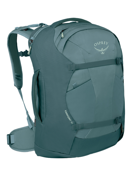 Osprey Farpoint Family Backpack, 40L, Cascade Blue, Cascade Blue