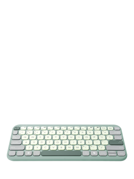 ASUS KW100 Marshmallow Compact Wireless Keyboard, Green Tea Latte - view 2, Green Tea Latte