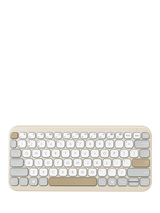 ASUS KW100 Marshmallow Compact Wireless Keyboard, Cream