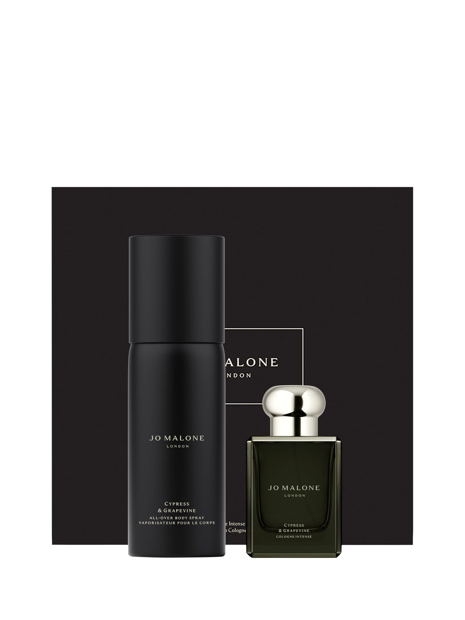JO MALONE フレグランス ブラックボトル ギフトボックス付き Jo Malone London Cypress & Grapevine Cologne Intense 50ml