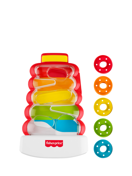 Fisher-Price Drop Through Rock-A-Stack - view 2, Multi