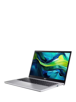 Acer Aspire Go 15 Laptop, AMD Ryzen 7 Processor, 16GB RAM, 512GB SSD, 15.6” Full HD, Silver - view 2, Silver