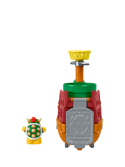 Fisher-Price Little People Super Mario My Mario Bowser's Airship Playset, Multi