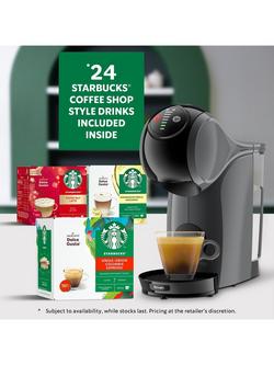 Dolce Gusto® Nescafe Genio S Anthracite by De’longhi with Starbucks® Seasonal Coffee, Anthracite - view 2, Anthracite