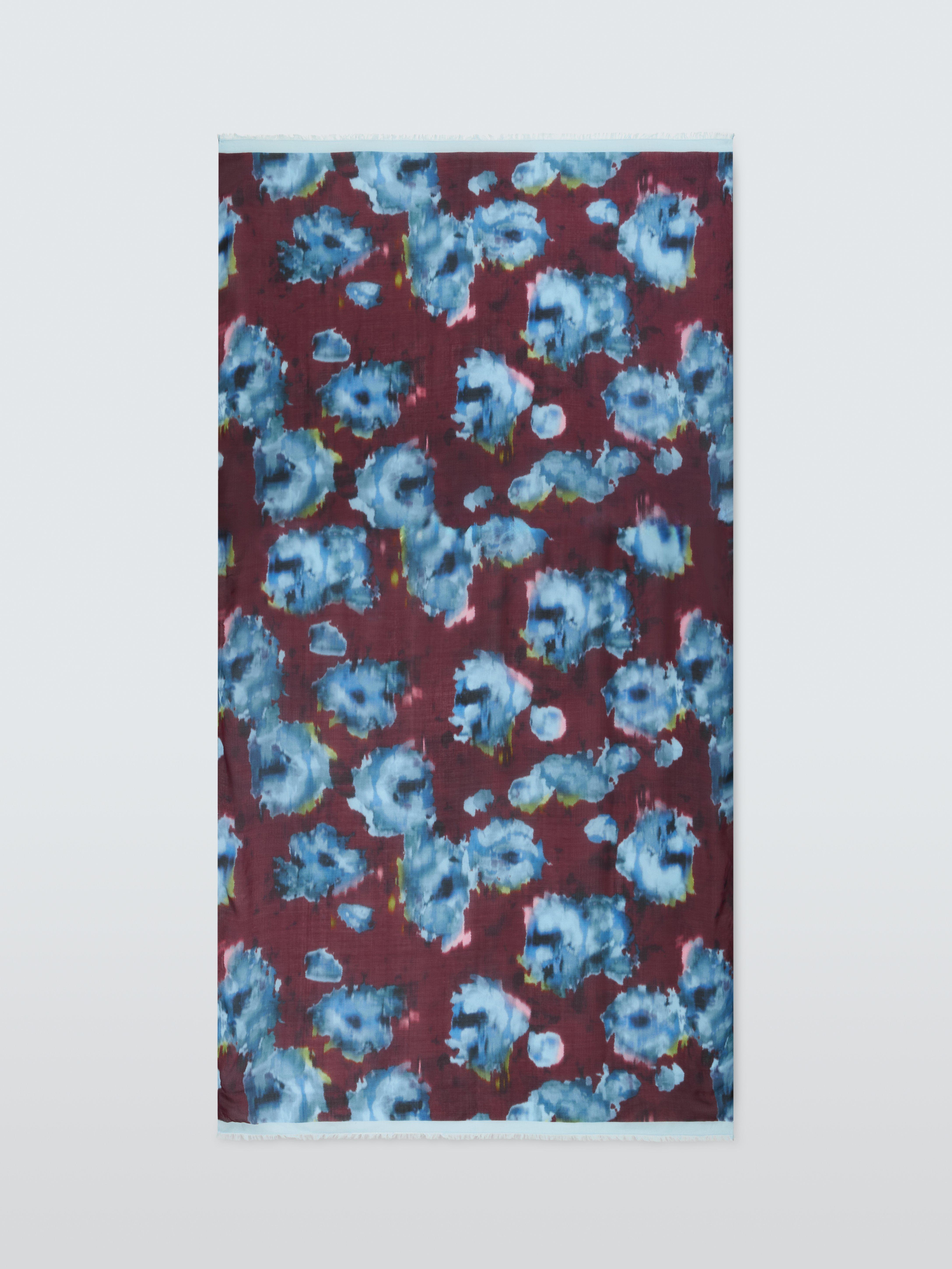 Product image 3 of 3, which shows John Lewis Blurred Floral Scarf, Multi
