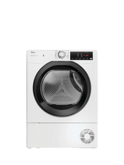Hoover HRE H9N2TBE-80 Freestanding Heat Pump Tumble Dryer, 9kg Load, White, White