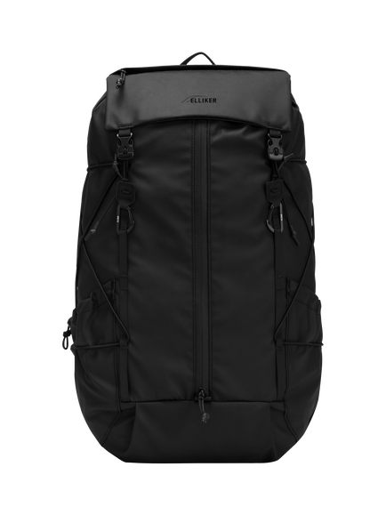ELLIKER Cautley Flap Over Backpack, Black