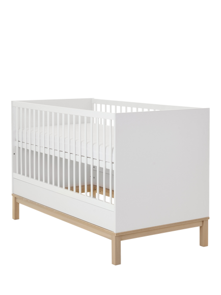 Obaby Astrid Cot Bed, White, White