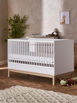 Obaby Astrid Cot Bed, White - view 2, White