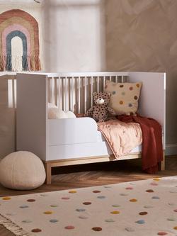 Obaby Astrid Mini Cotbed & Changing Unit Set, White - view 2, White