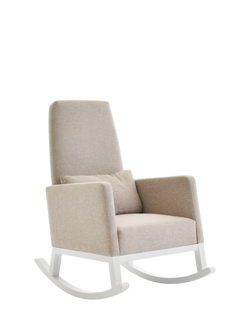 Obaby High Back Rocking Chair, Oatmeal, Oatmeal