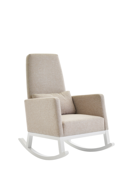 Obaby High Back Rocking Chair, Oatmeal, Oatmeal