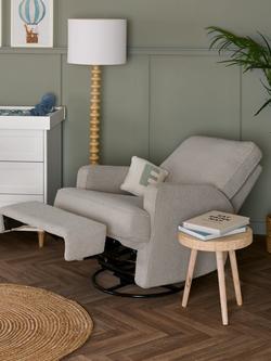 Obaby Madison Electric Recliner Nursery Chair, Truffle - view 2, Truffle