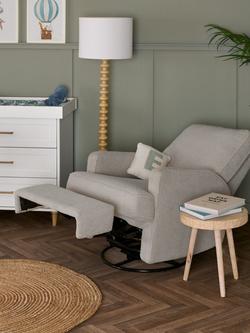 Obaby Madison Recliner Nursery Chair, Teddy Truffle - view 2, Teddy Truffle