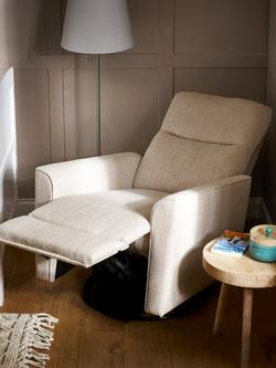 Obaby Savannah Swivel Recliner Nursing Chair, Oatmeal - view 2, Oatmeal