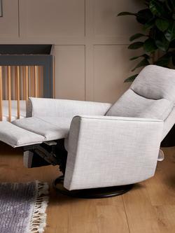 Obaby Savannah Swivel Recliner Nursing Chair, Pebble - view 2, Pebble