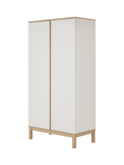 Obaby Astrid Double Wardrobe, White, White