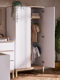Obaby Astrid Double Wardrobe, White - view 2, White