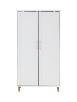 Obaby Orla Double Wardrobe, White, White
