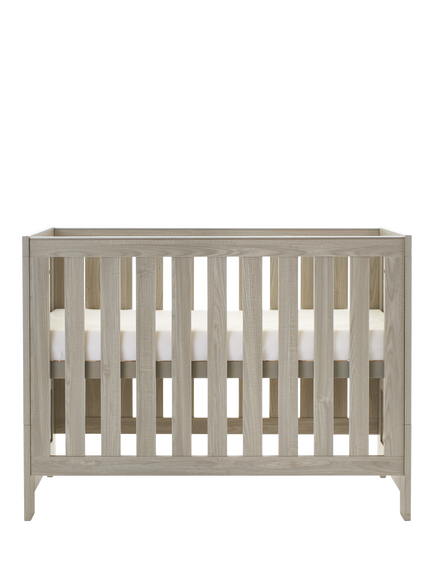 Obaby Nika Cot Bed & Under Drawer, Grey Wash, Grey Wash