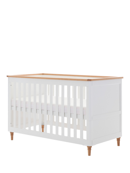 Obaby Orla Cotbed, White/Natural, White/Natural