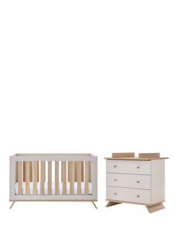 Obaby Thea Cotbed & Changing Unit Set, Latte, Latte